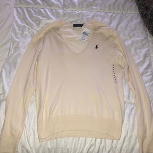Thin long sleeve polo top